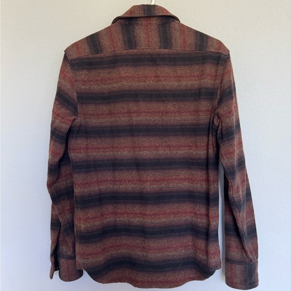 Taylor Stitch Moto Utility Shirt Sunset Stripe 38 /S - Picture 8 of 9